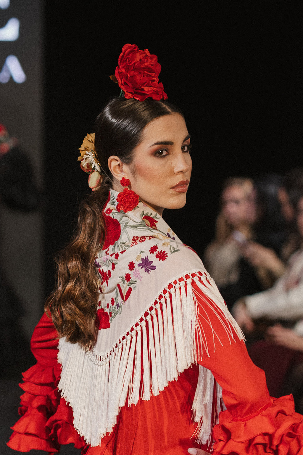 Traje de flamenca - Modelo Lirio Rojo