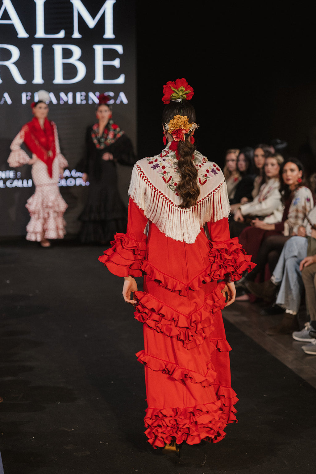Traje de flamenca - Modelo Lirio Rojo