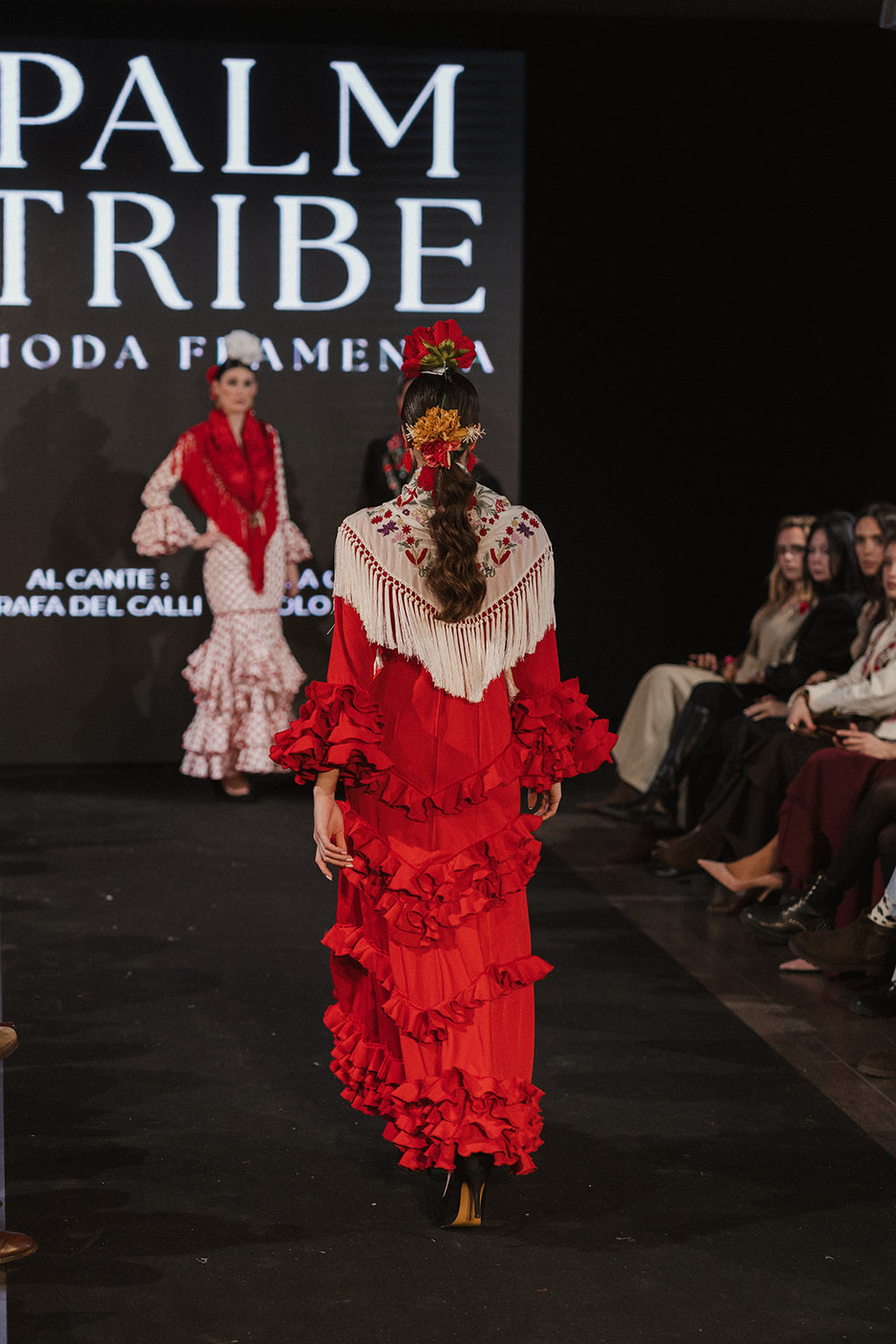 Traje de flamenca - Modelo Lirio Rojo