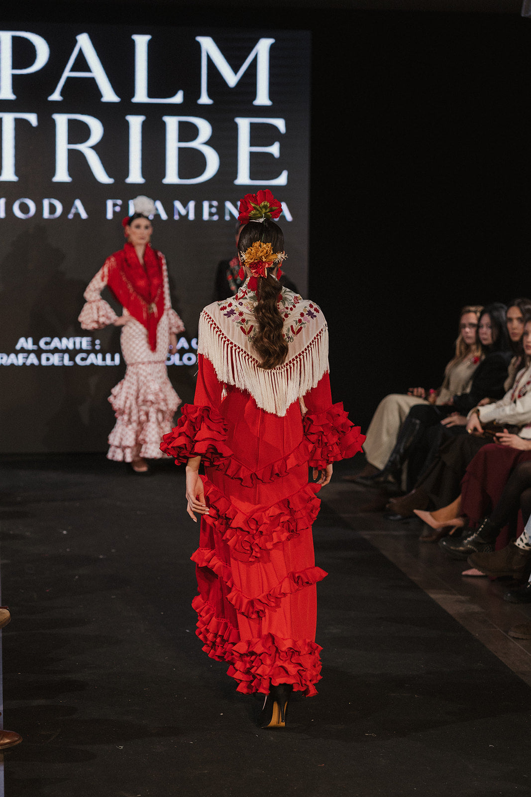 Traje de flamenca - Modelo Lirio Rojo