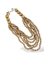 Collar Madera Dorado