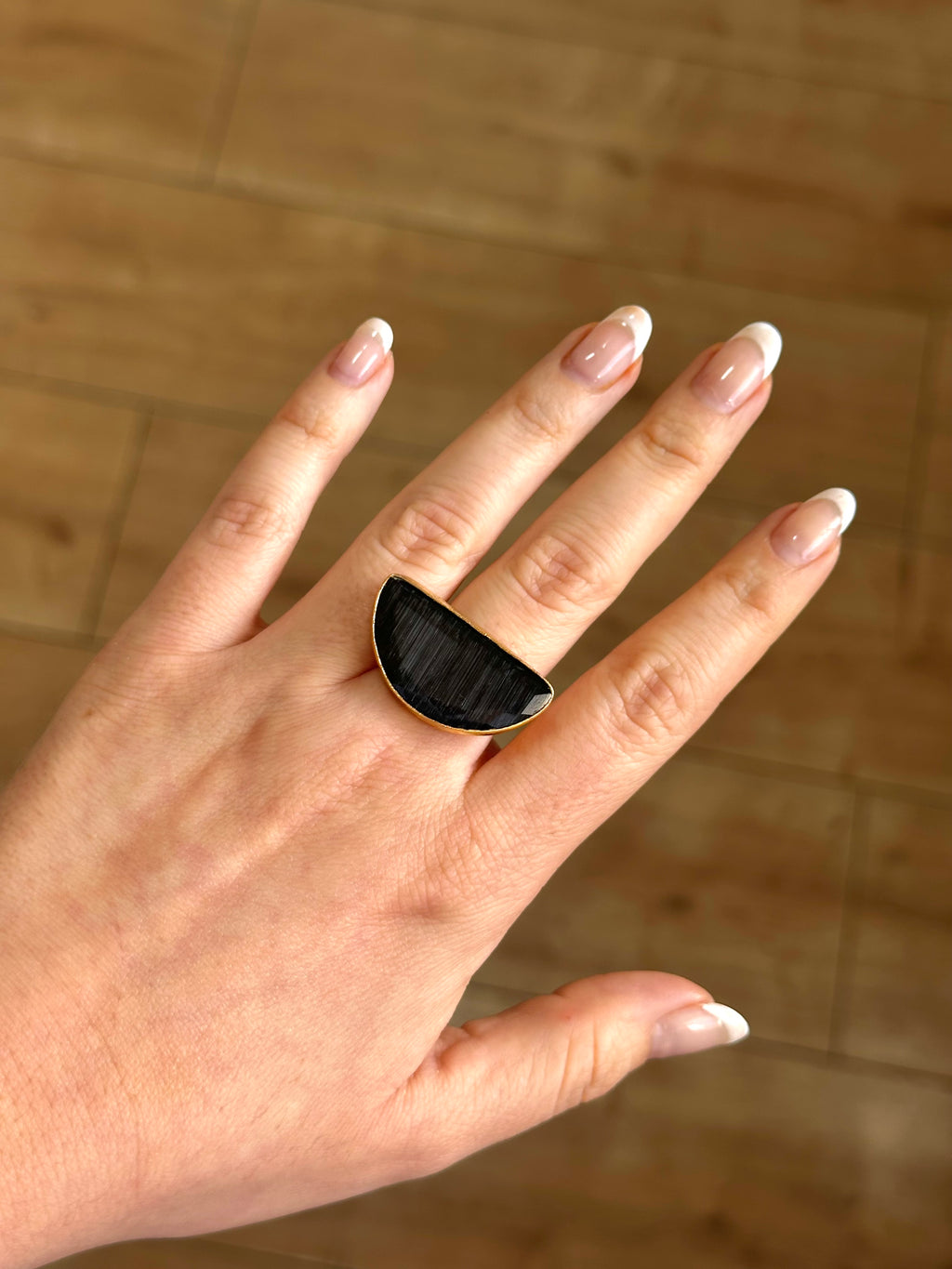 Anillo Afrodita Maxi Negro