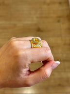 Anillo Maestranza verde oliva