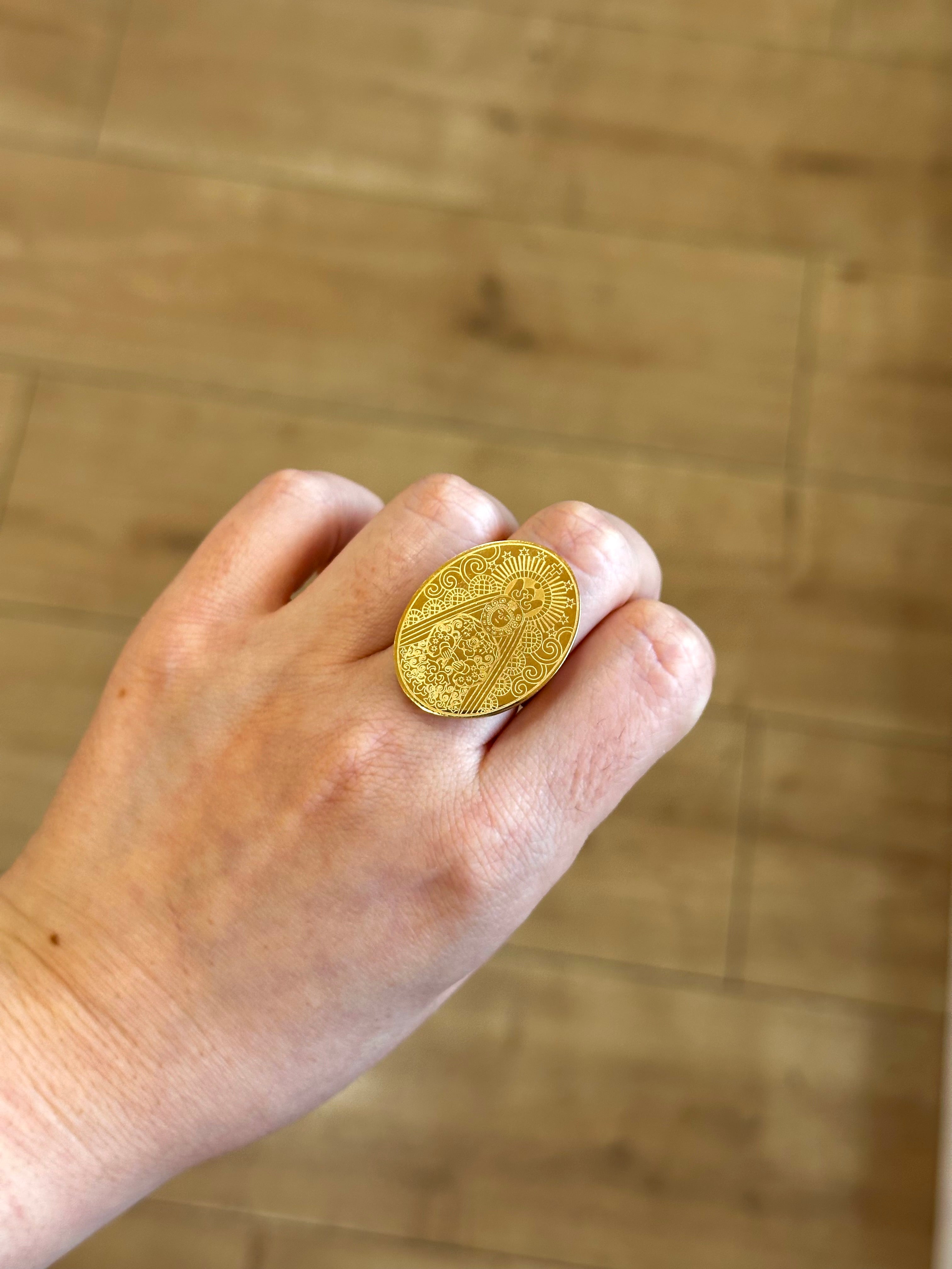 Anillo Virgen del Rocío Maxi