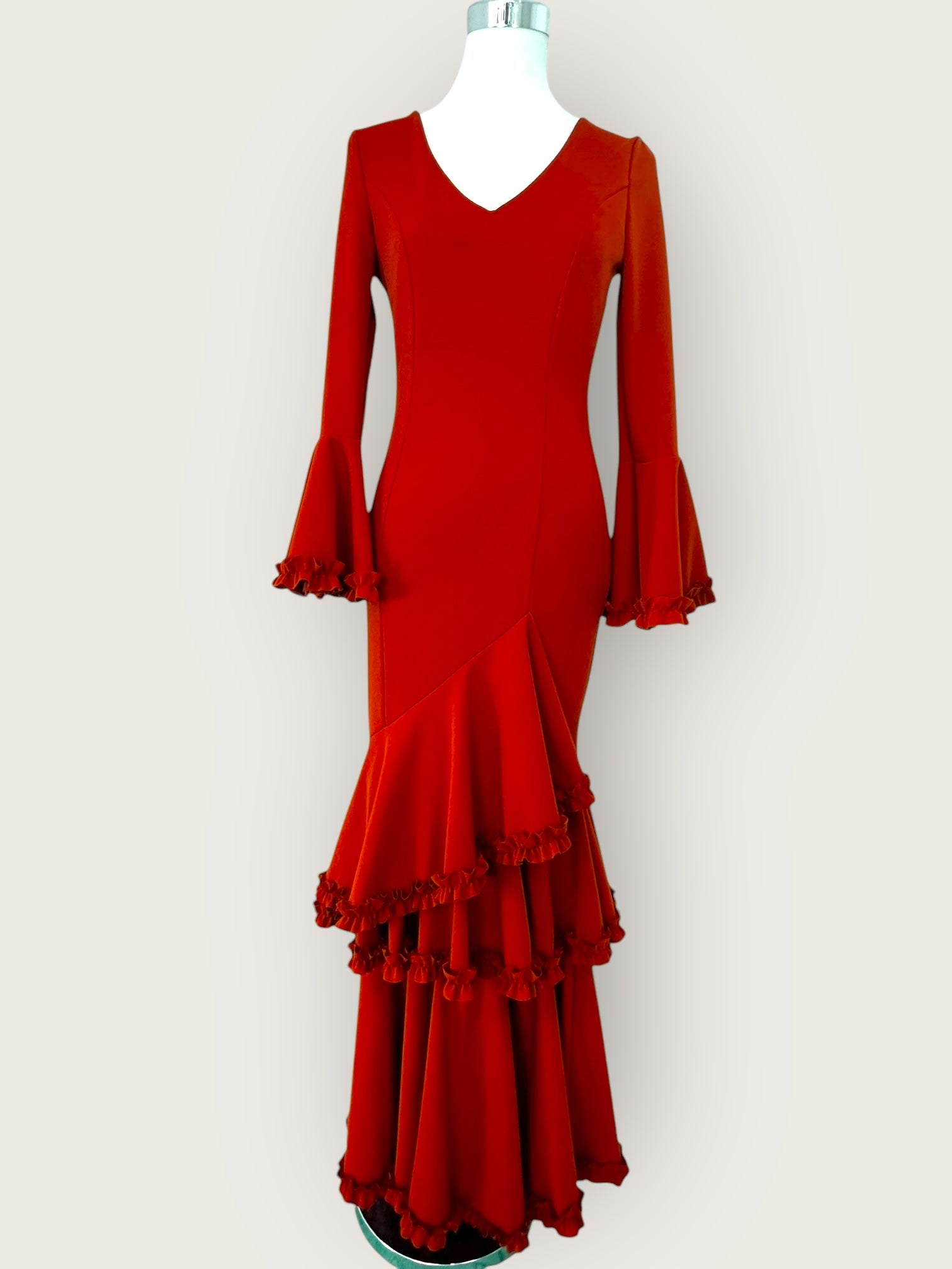 Vestido Carmesí Rojo