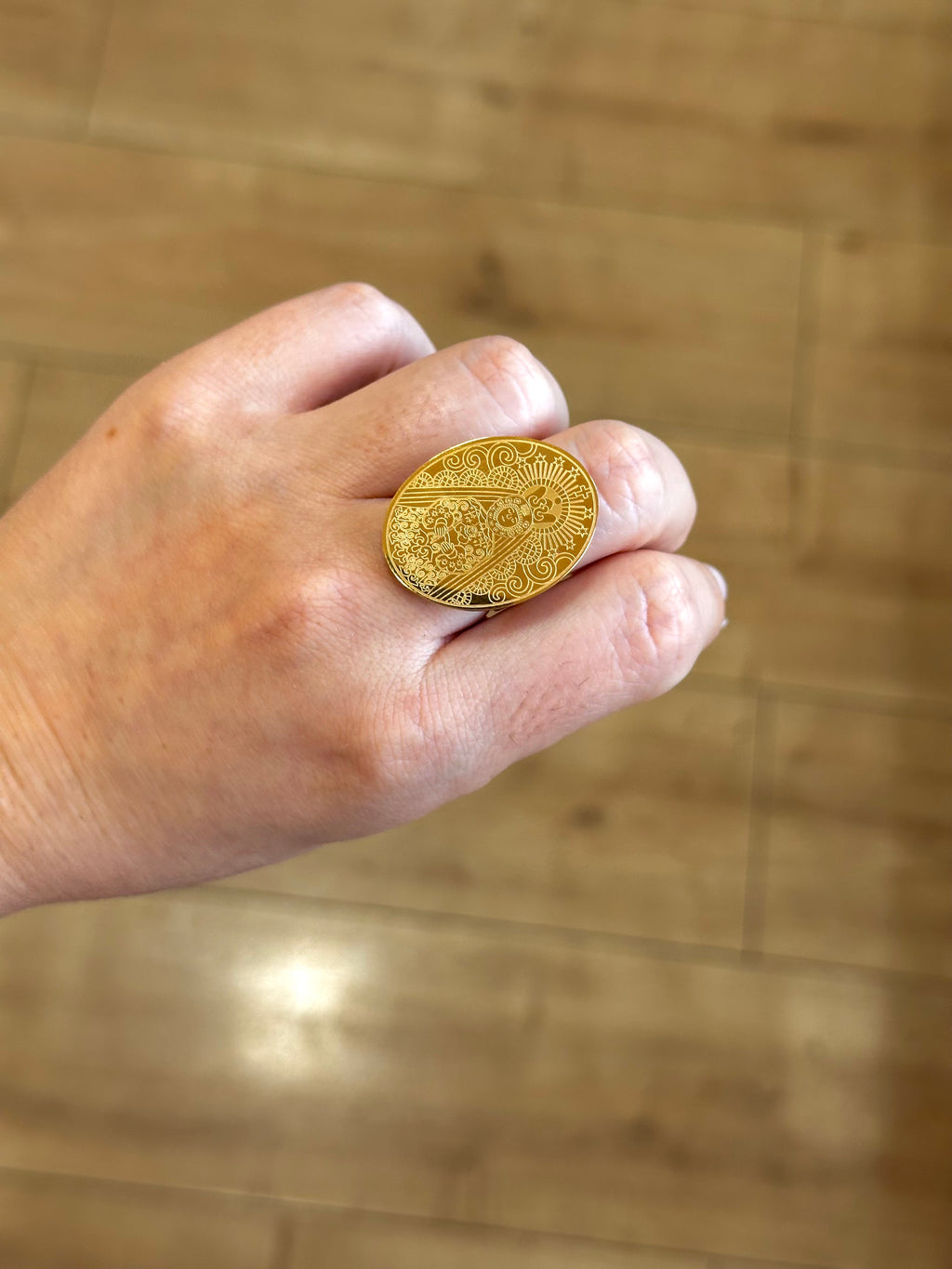 Anillo Virgen del Rocío Maxi