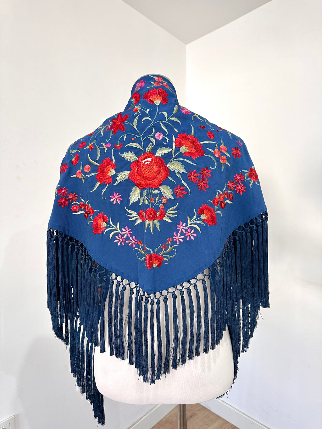 Mantoncillo Clavelines Azul Ducado