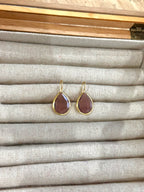 Pendiente Lágrima Amatista