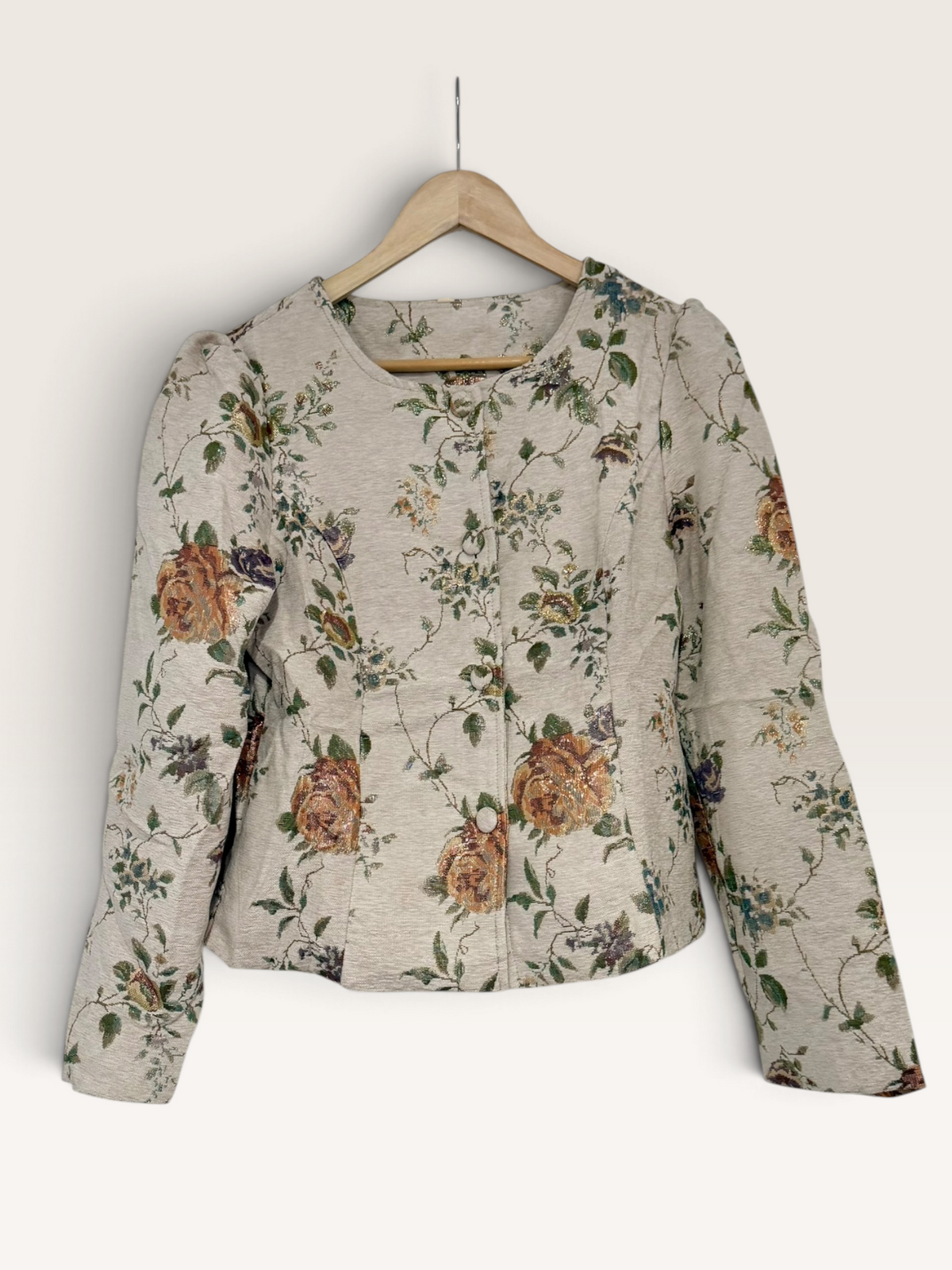 Chaqueta tapiz ajustada