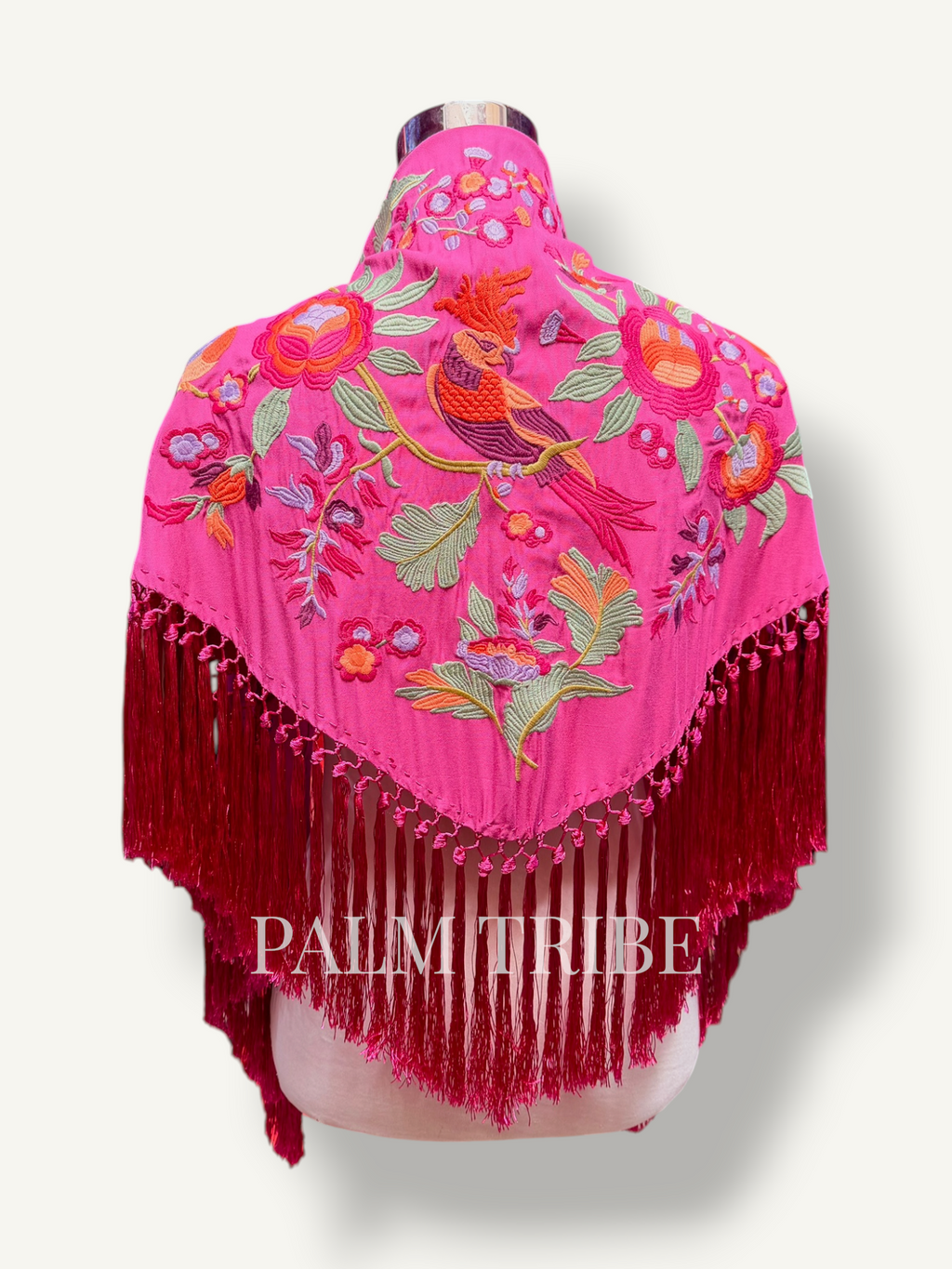 Mantoncillo Papagayo fucsia