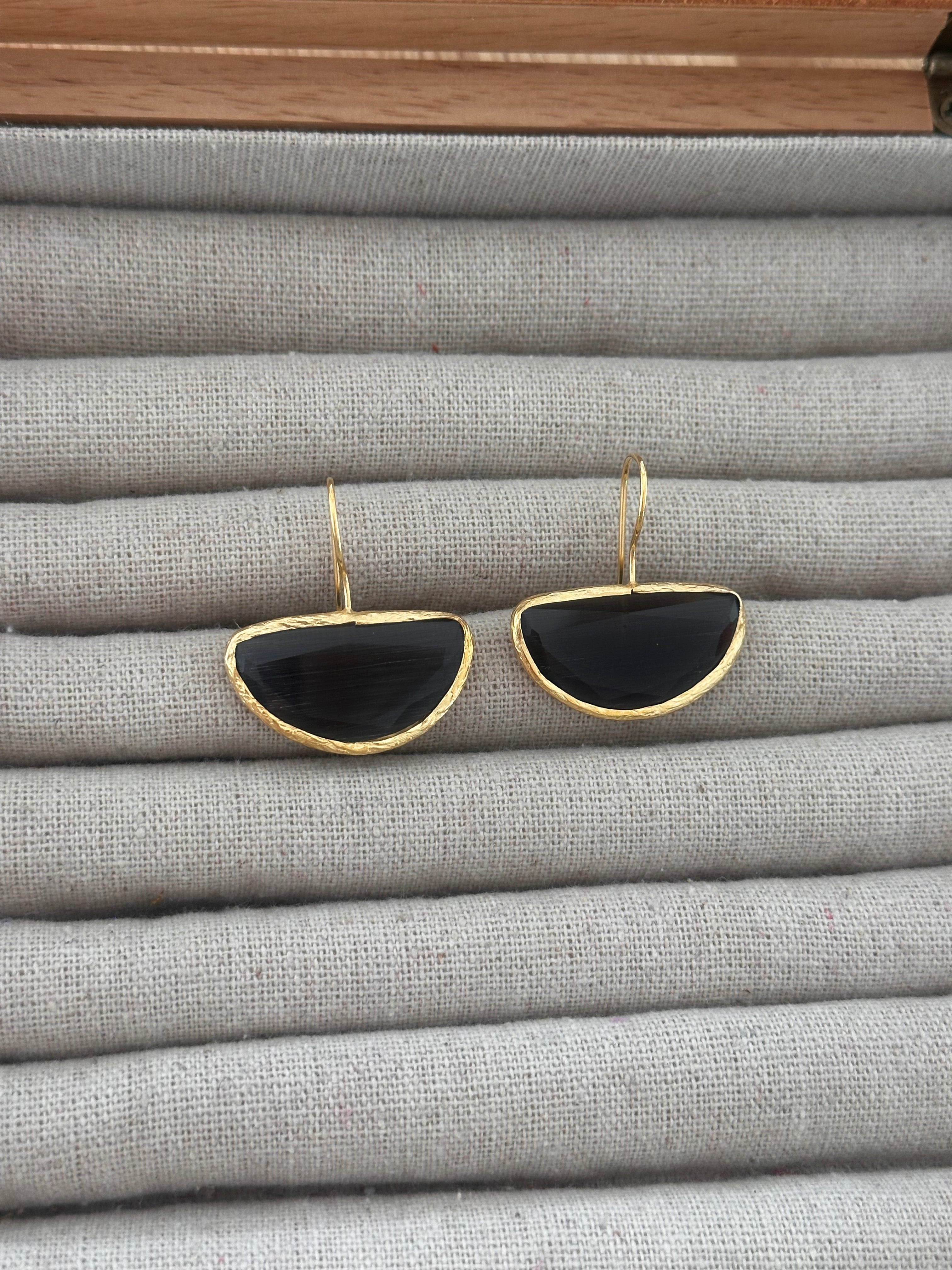 Pendientes Afrodita big negros