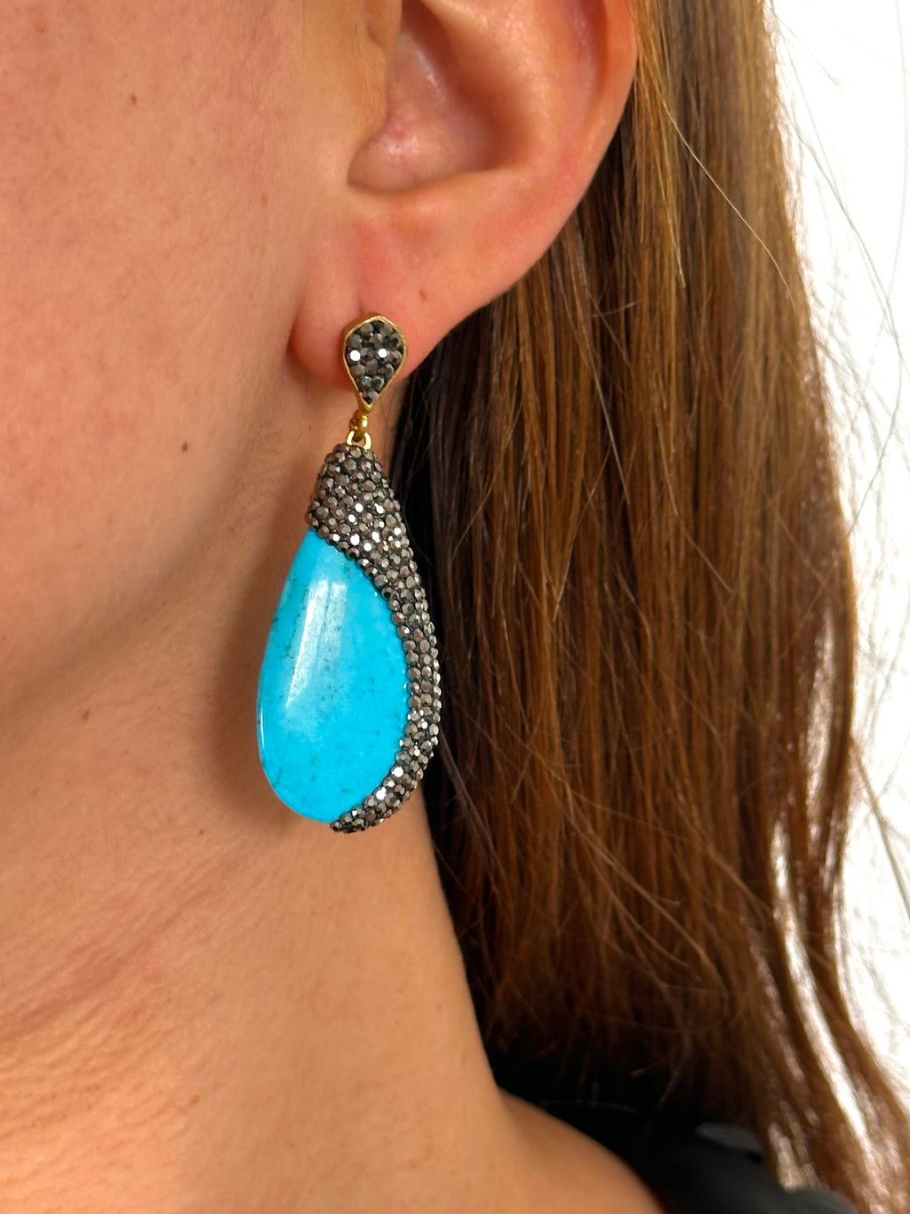 Pendientes Parker Turquesa