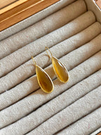 Pendientes lagrima big tierra