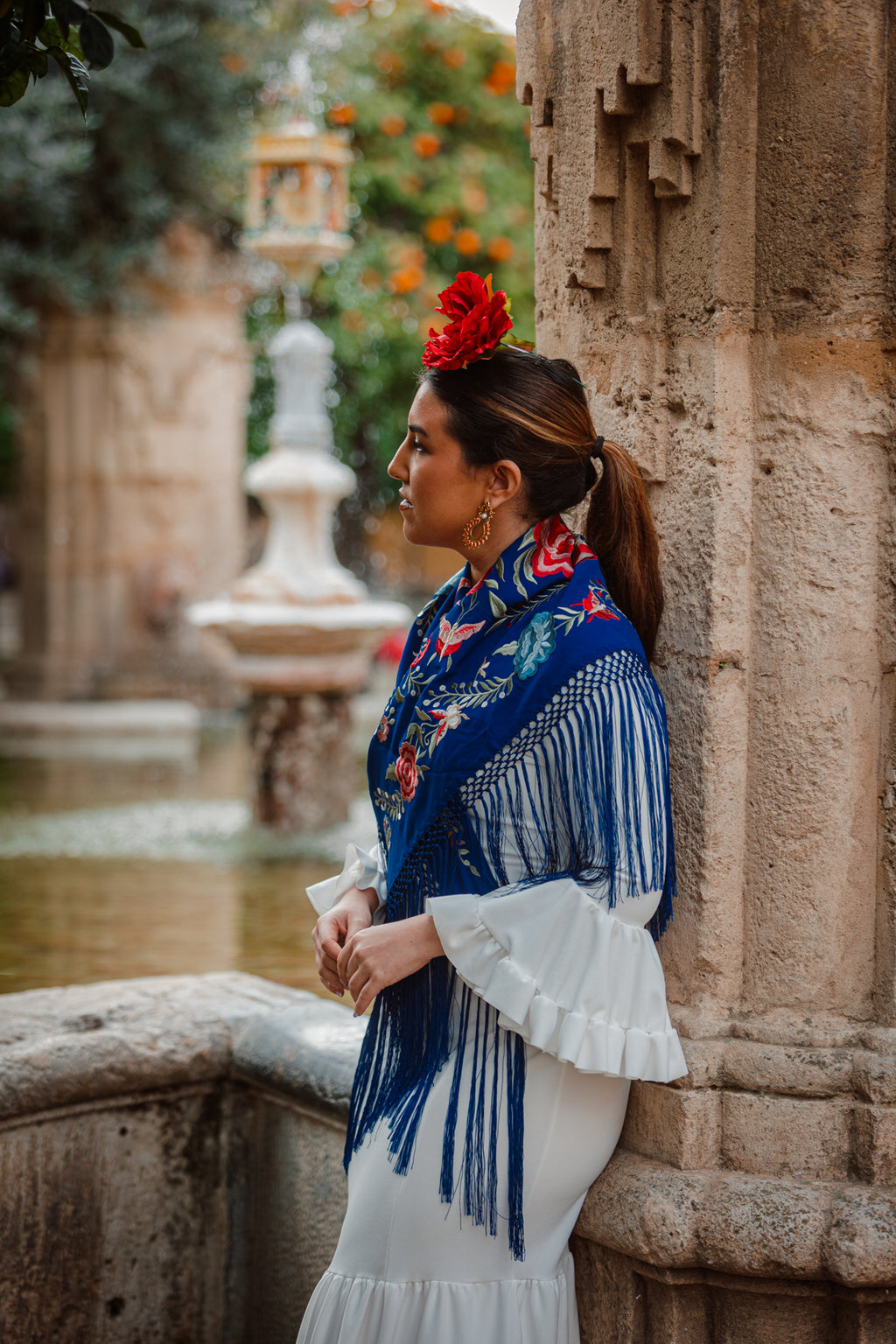 Mantoncillo Candela Azul Eléctrico