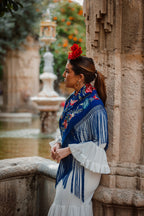 Mantoncillo Candela Azul Eléctrico