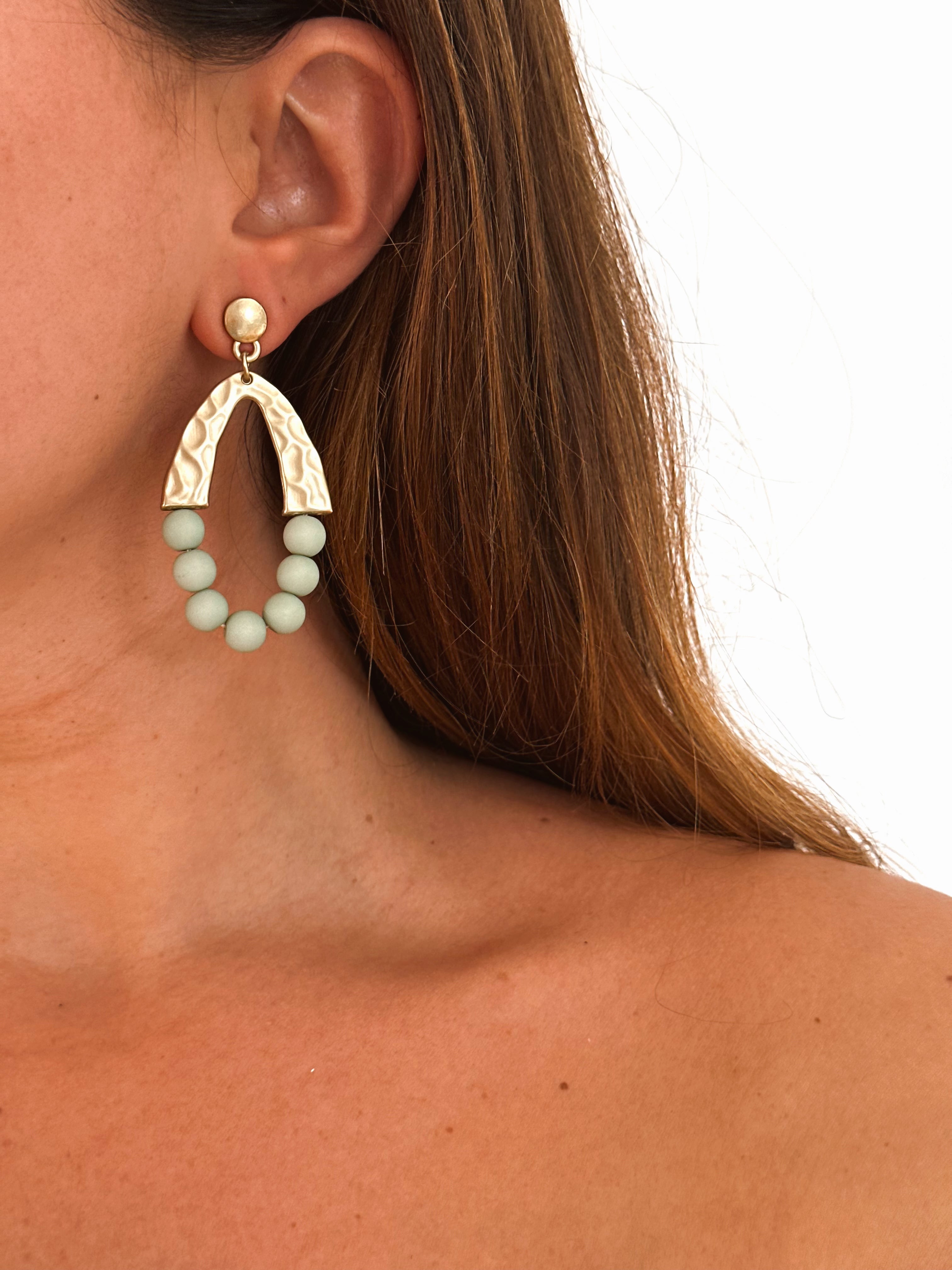 Pendientes Casilda Verde Jabonoso