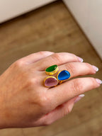 Anillo La Nuit Tricolor