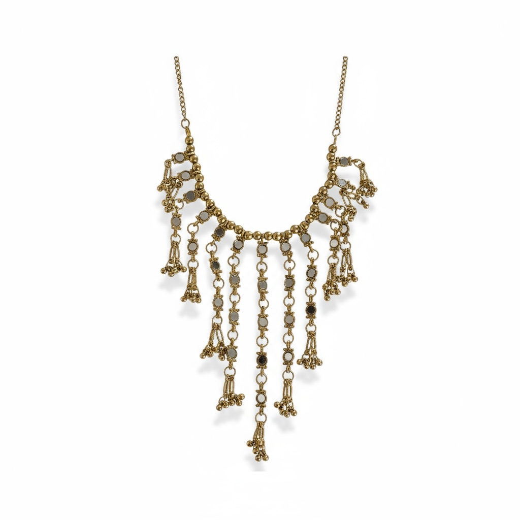 Collar Cascada Espejo