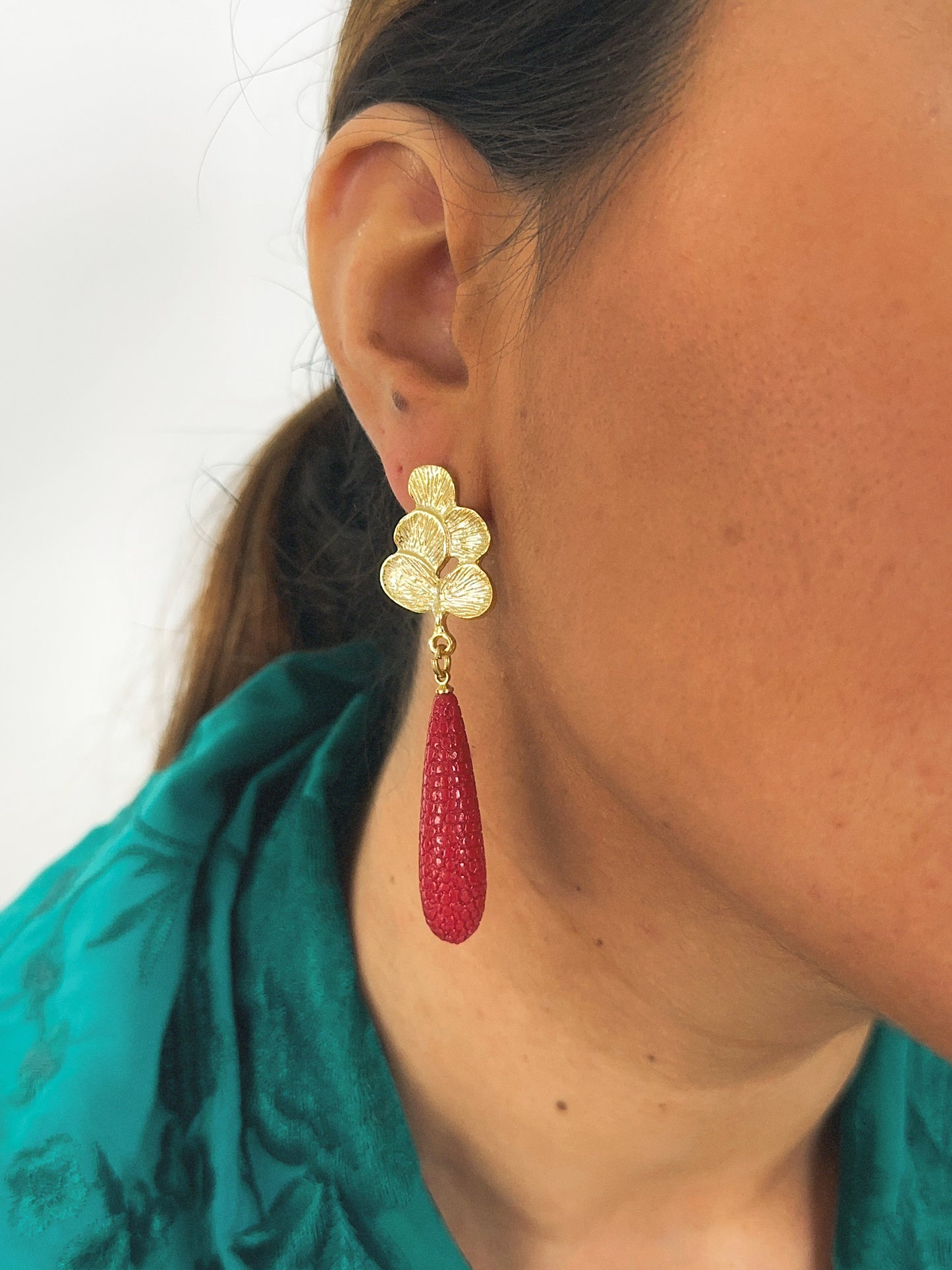 Pendientes Matilda Rojo