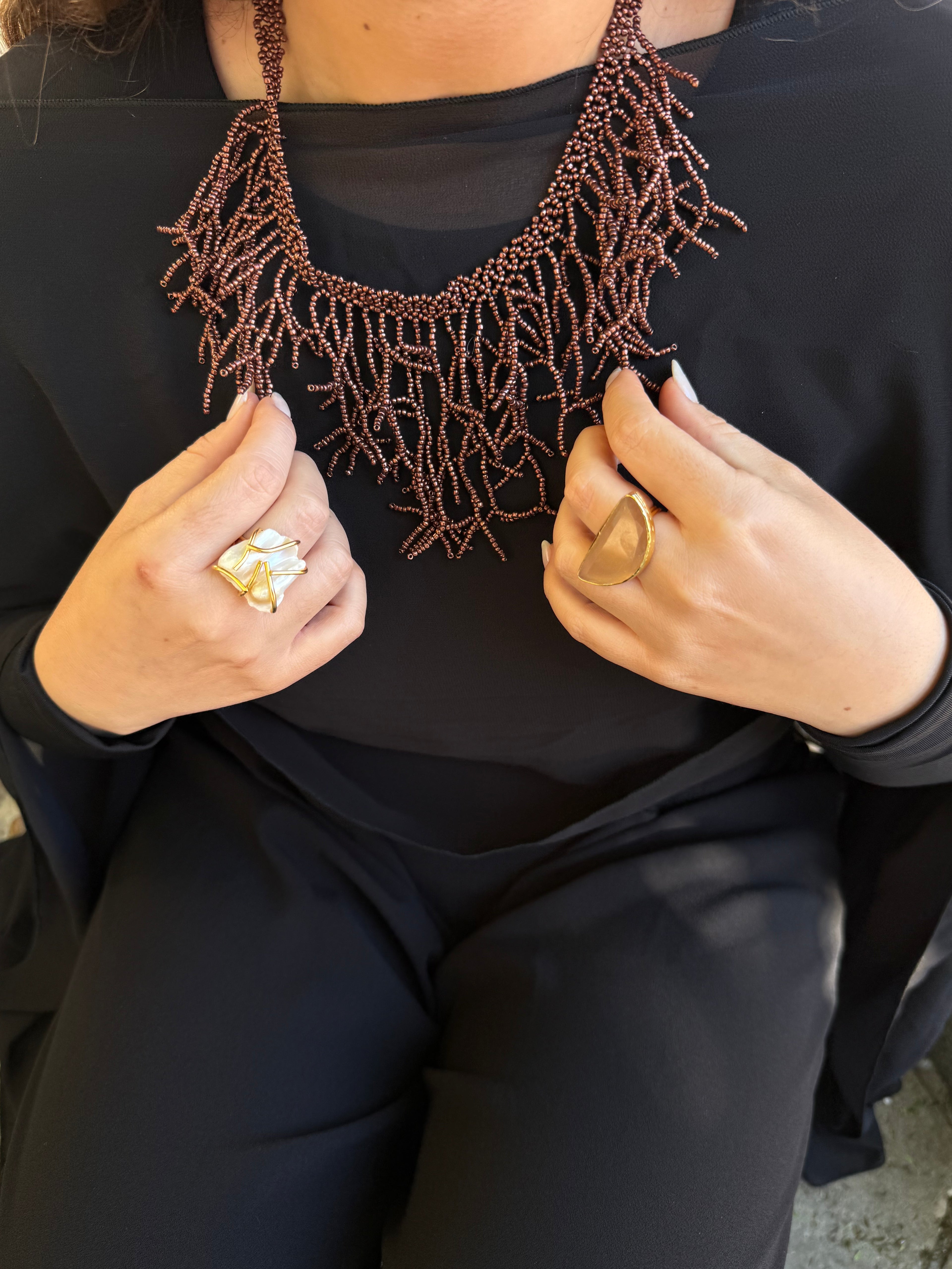 Collar Sofía Marrón