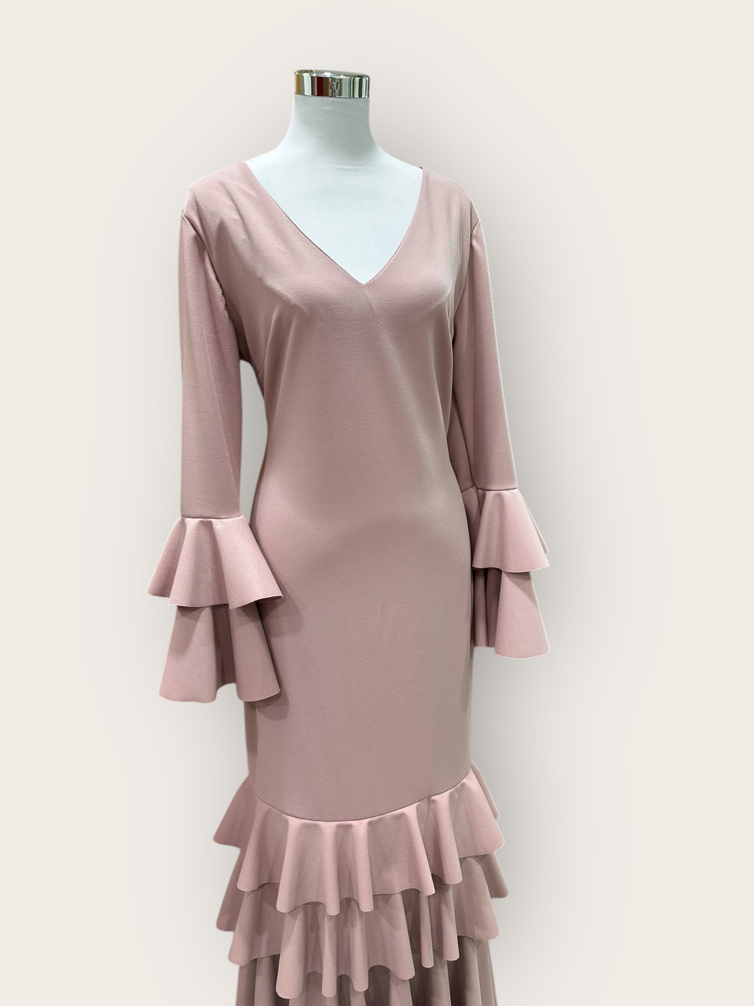 Vestido Sevilla Rosa Palo