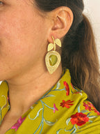 Pendientes Palma Verde Oliva