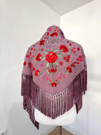 Mantoncillo Clavelines Malva Empolvado