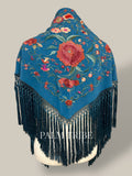 Mantoncillo Jaleo Azul Ducado con rosado