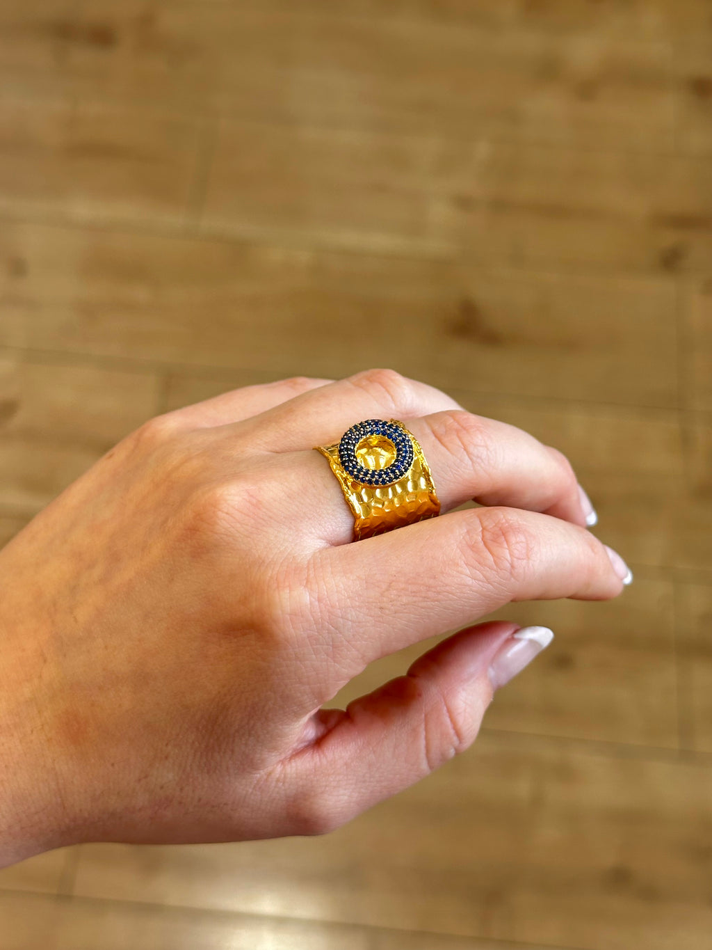 Anillo Maestranza Azul