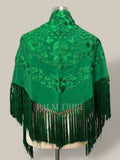 Mantoncillo fantasía verde