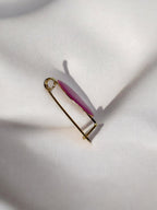 Broche Liso Malva