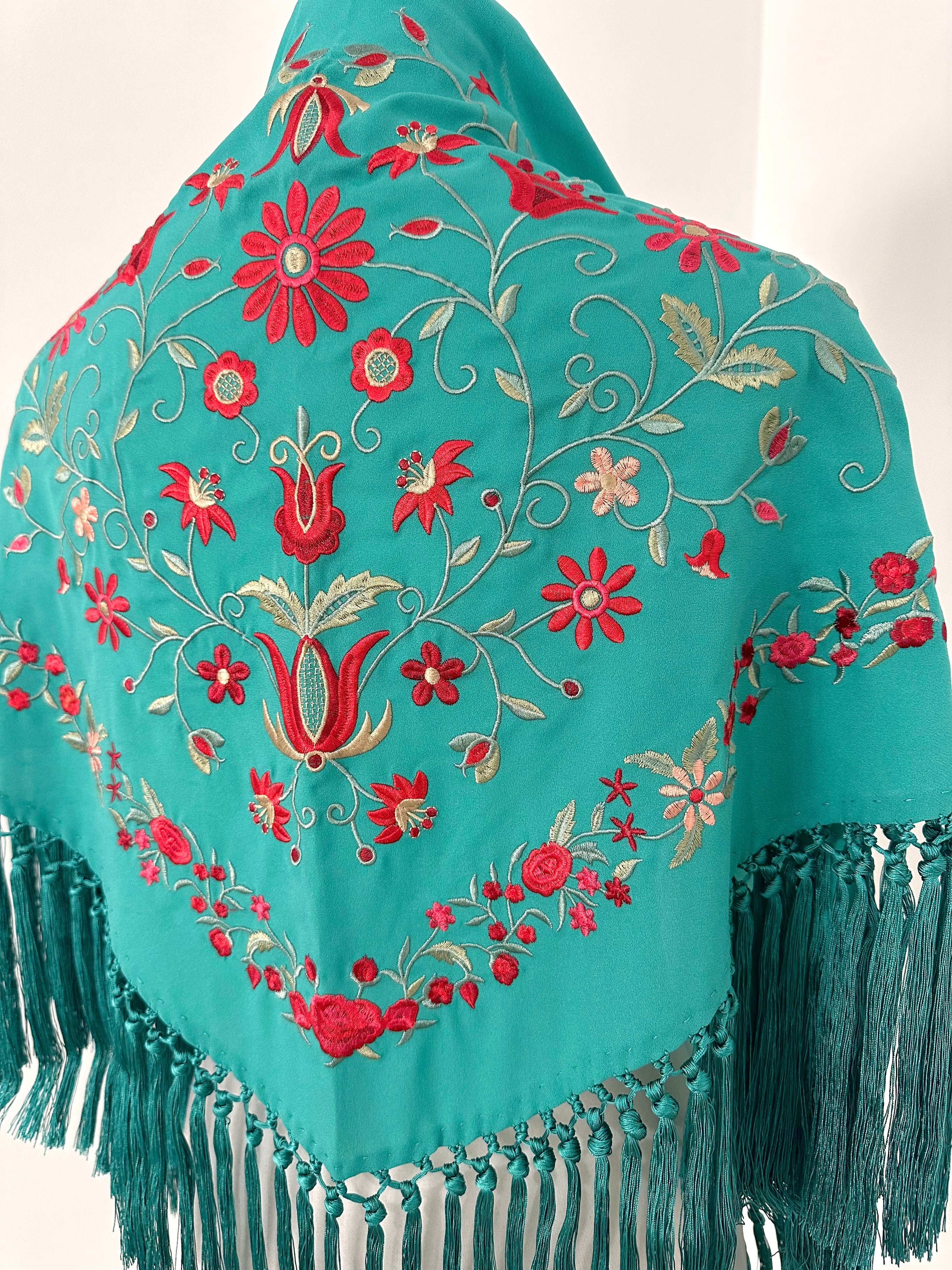 Mantoncillo Soleá Aquamarina