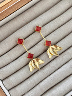 Pendientes Tulipán Naranja