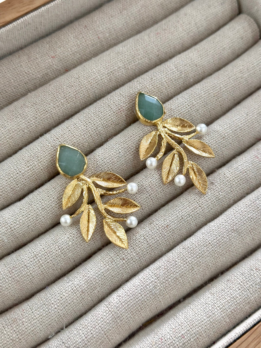 Pendientes Casares Verde Jabonoso