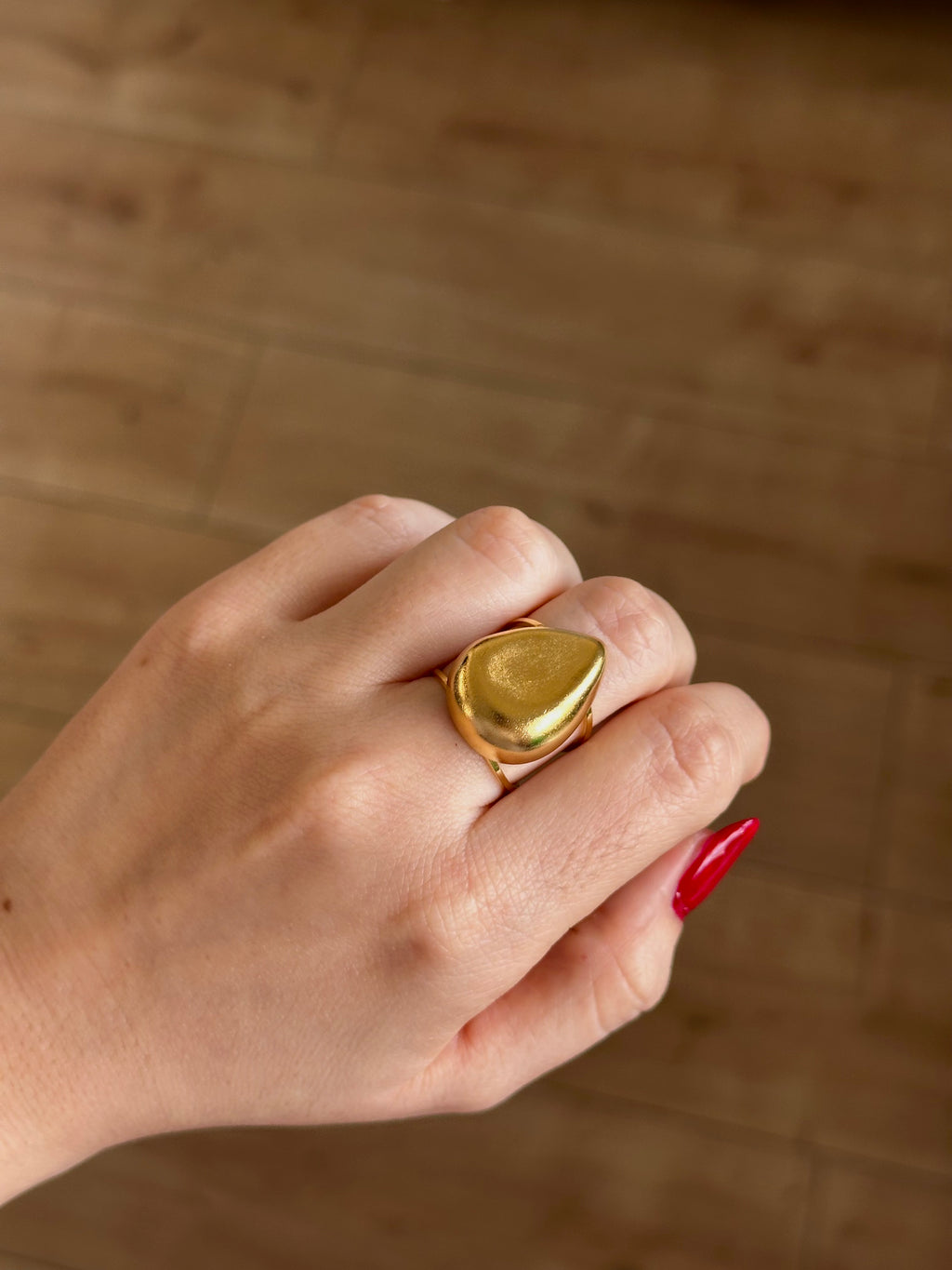 Anillo Lágrima Gold