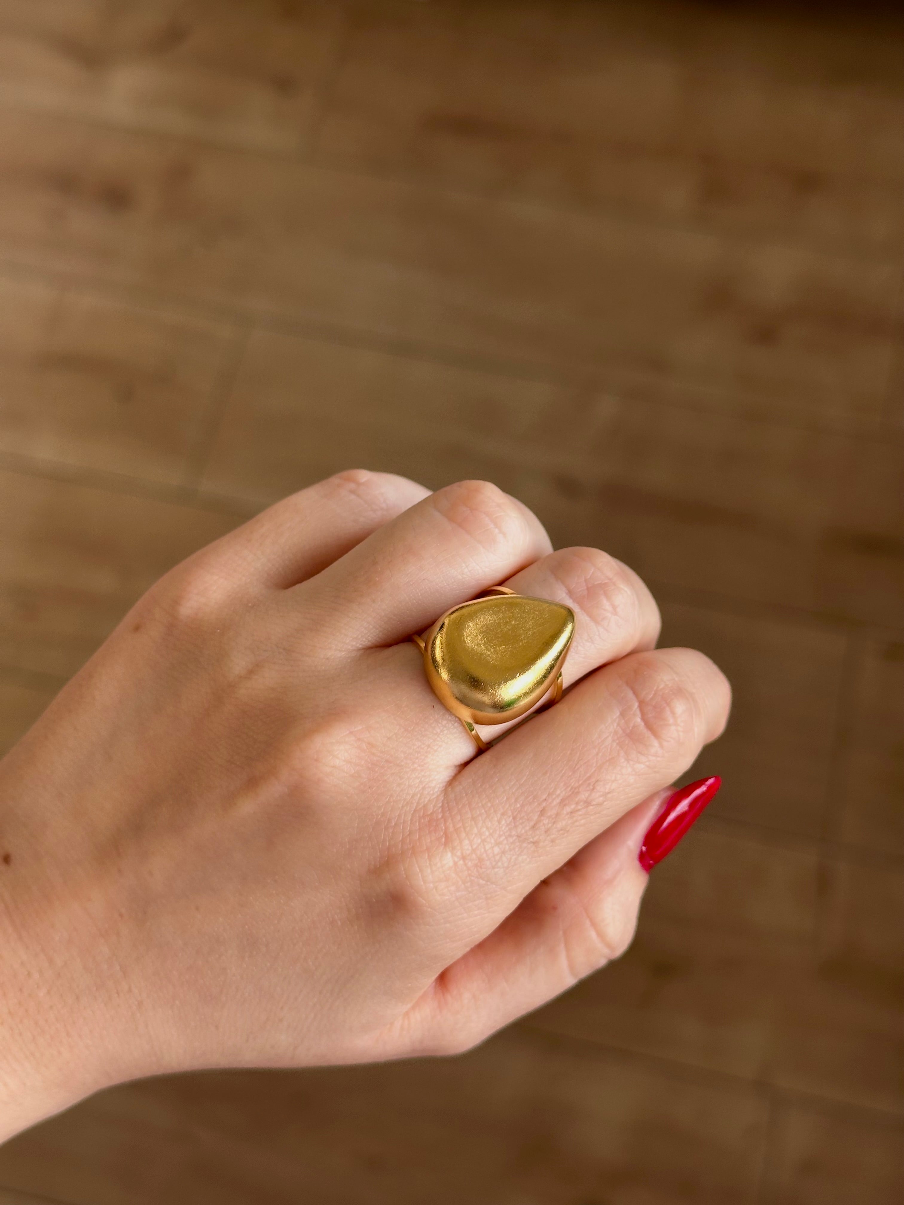 Anillo Lágrima Gold