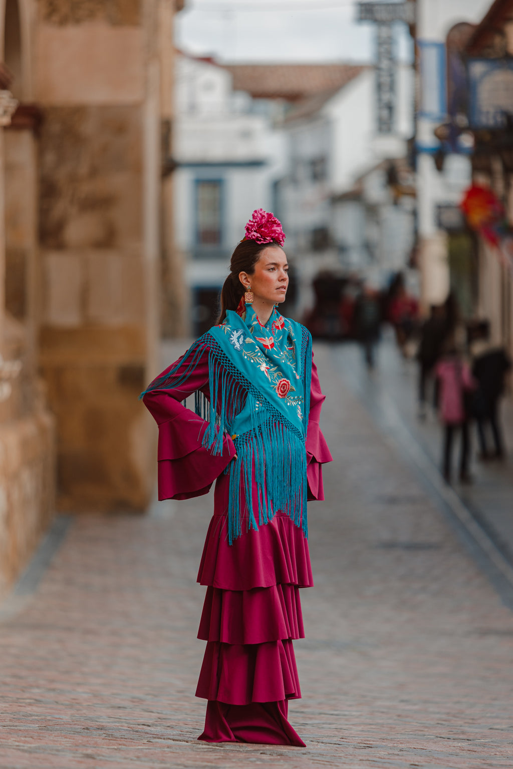 Mantoncillo Candela Turquesa