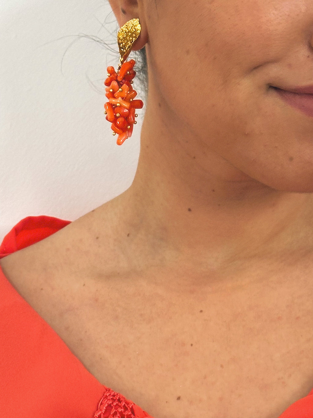 Pendientes Rocío Corales