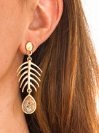 Pendientes Raspita Marrones