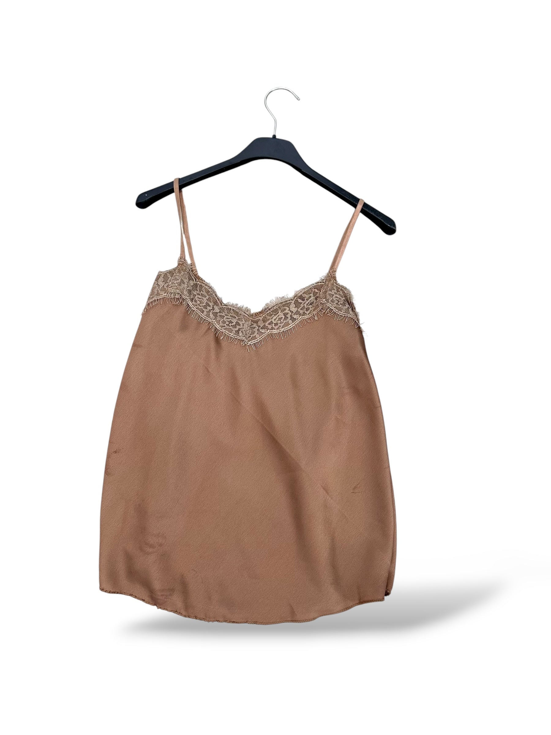 Lencera satinada dorada oscuro