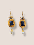 Pendientes Eloísa azul y perla