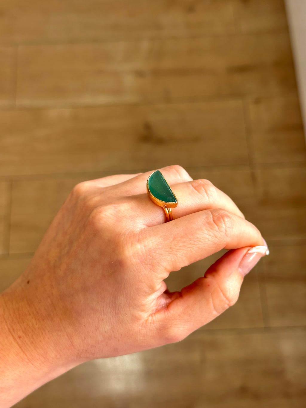 Anillo Afrodita Verde