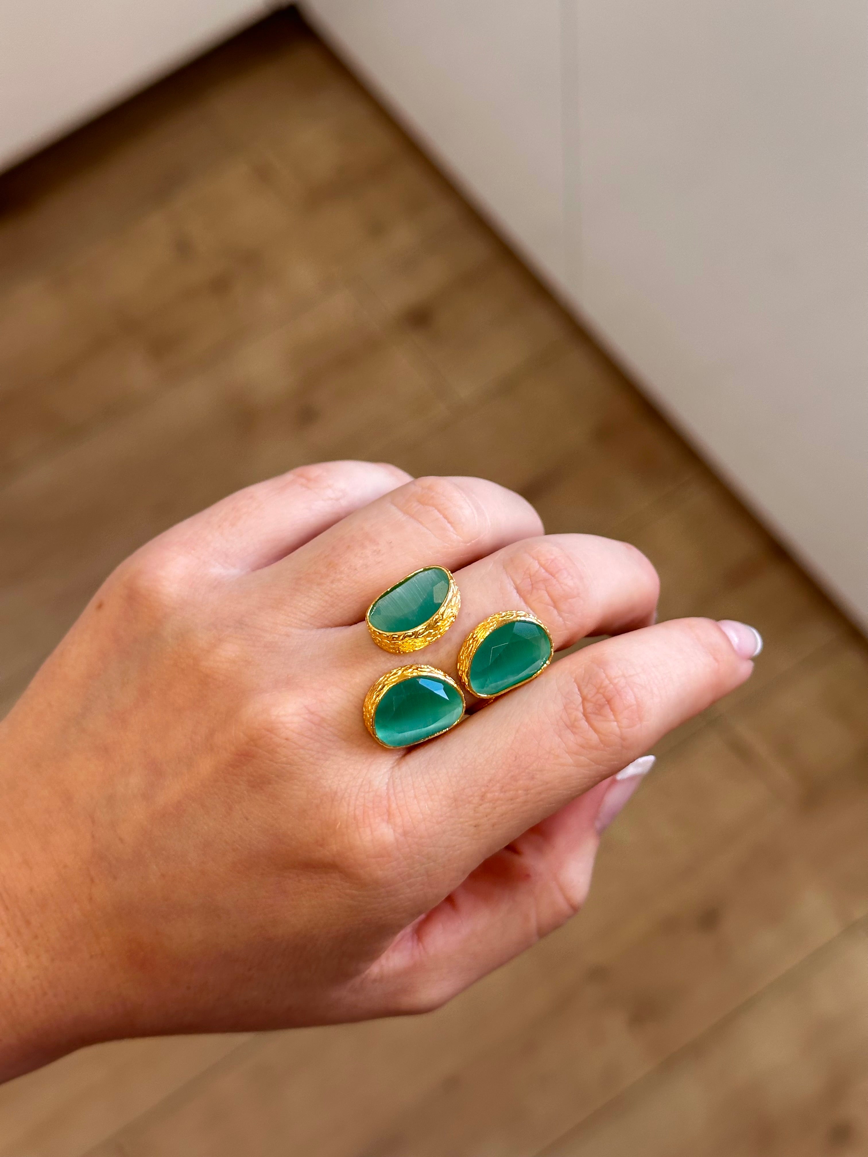 Anillo La Nuit Turquesa