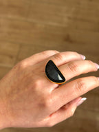 Anillo Afrodita Maxi Negro