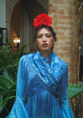 Mantoncillo Julia Azul cielo