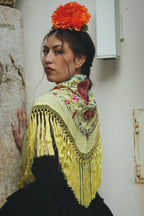 Mantoncillo Jaleo Amarillo con rosados