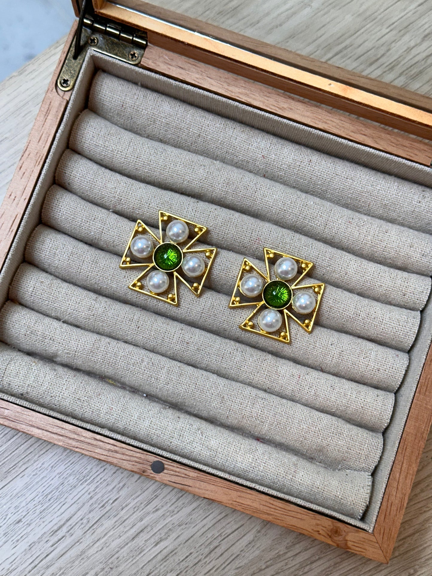 Pendientes Aristocrazy verde