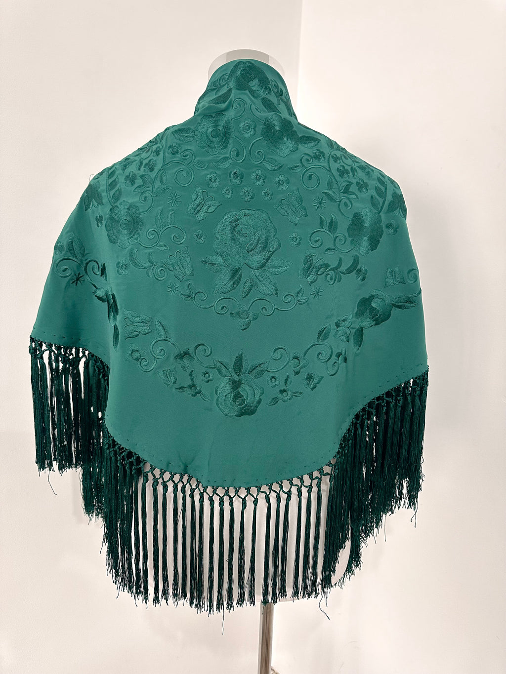 Mantoncillo Fantasía Verde Botella