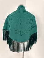 Mantoncillo Fantasía Verde Botella