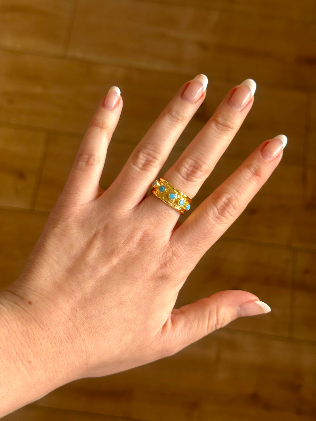 Anillo Roma Turquesa